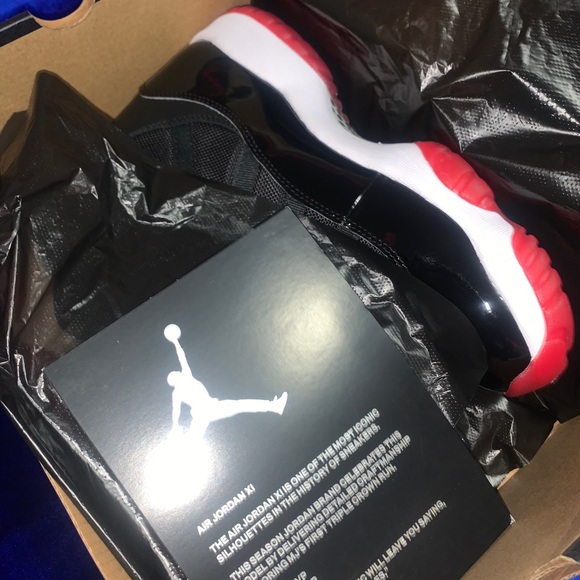Jordan 11 Bred Size 7.5 BRAND NEW! - Picture 2 of 6